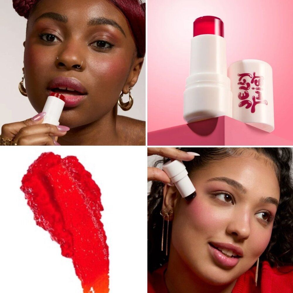 NIB Lottie London "Pink Passion" Cheek & Lip Tint 0.28 oz Sheer Hydrating Vegan
